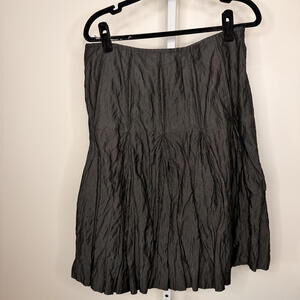 #27 CARLISLE Black Skirt Sz. 12. 33" Waist